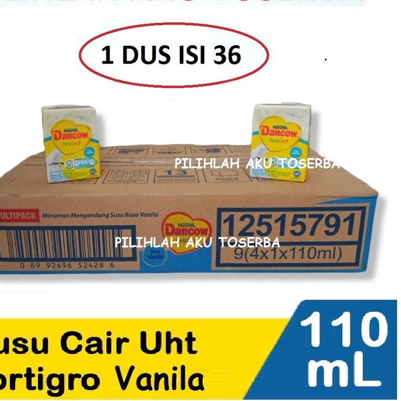 

Serbuuu Susu DANCOW UHT VANILA VANILLA FortiGro - 110 ml (1 DUS isi 36 pcs) DS2D..