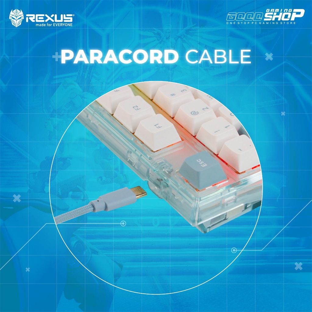 Rexus Daxa M84X Ultimate Mechanical Keyboard - Gaming Keyboard