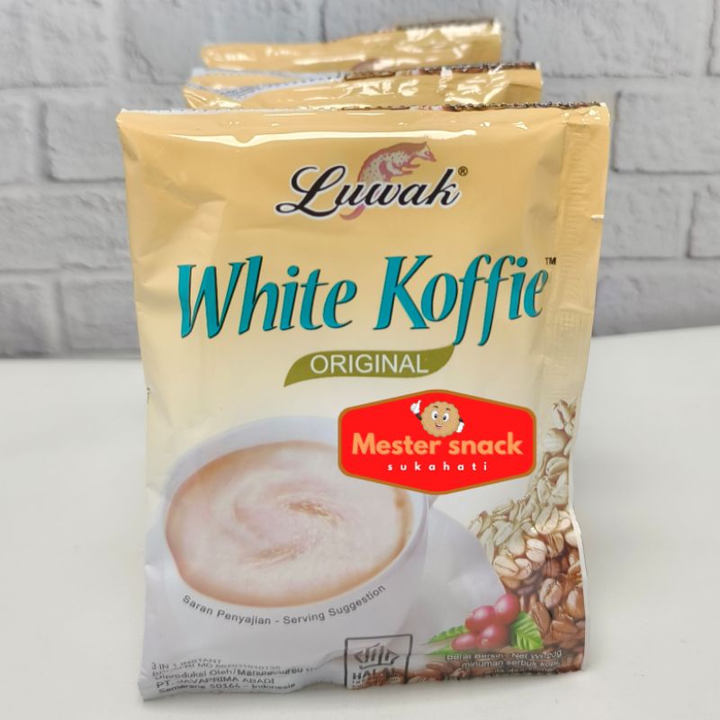 

Kopi Luwak White Koffie Renceng 20 gram (1 renceng isi 10 pcs)