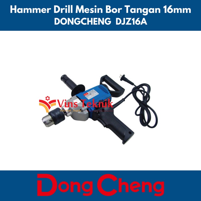Mesin Bor Tangan 16Mm Djz16A Dongcheng Djz 16 A Hammer Drill