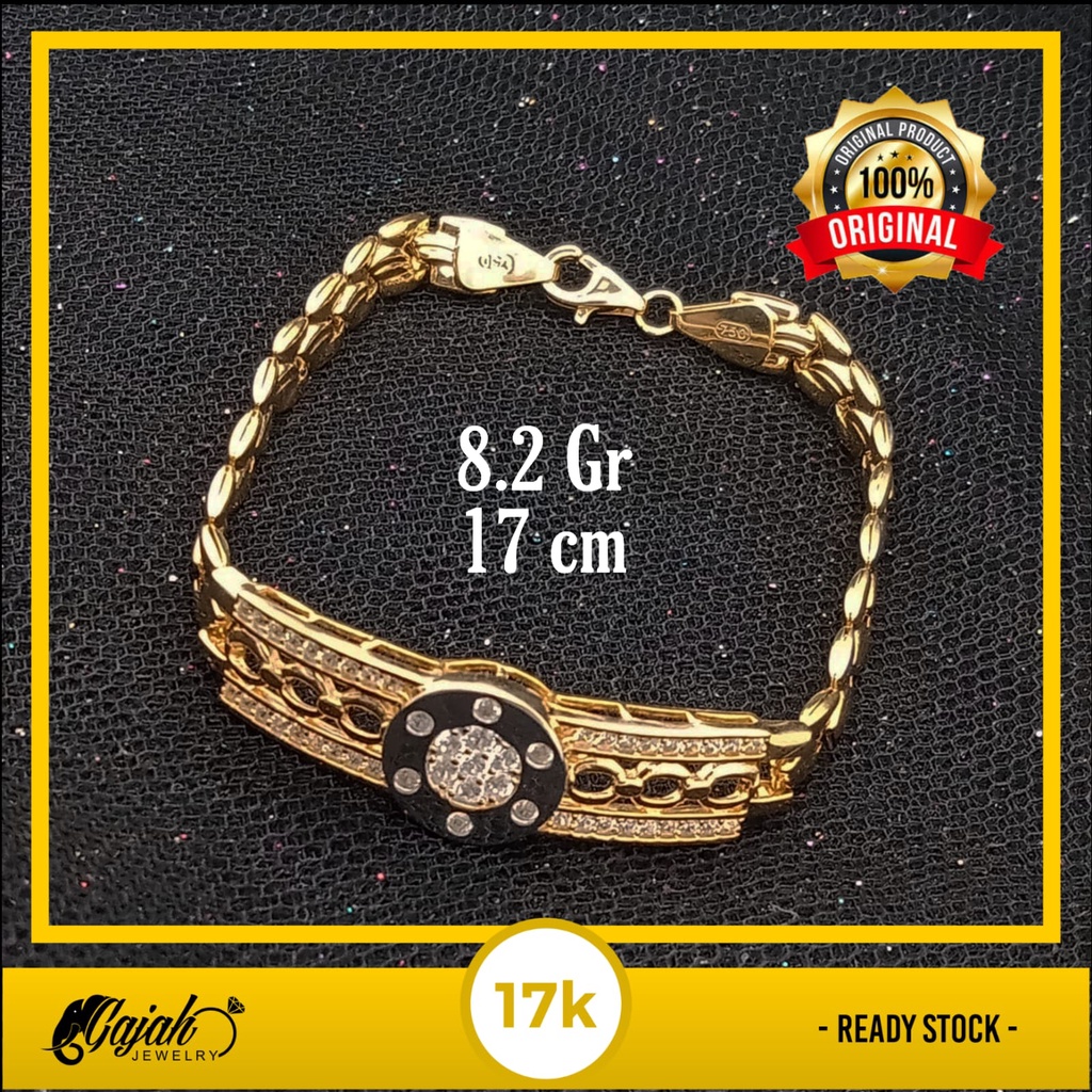 Gelang HITS Gelang Emas 17 K - 8.2gr Kadar 750 - 2908