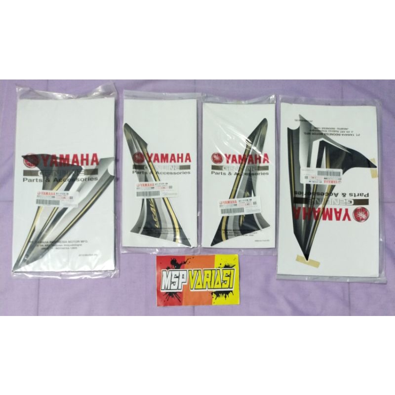 Striping List Stiker Yamaha Vixion Old 2011 Hitam Original Ori asli Yamaha Genuine Part