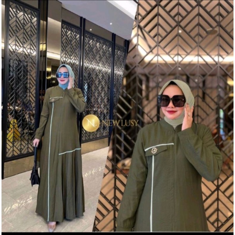 Gamis Sabrina Dress By New Lusy Original Termurah