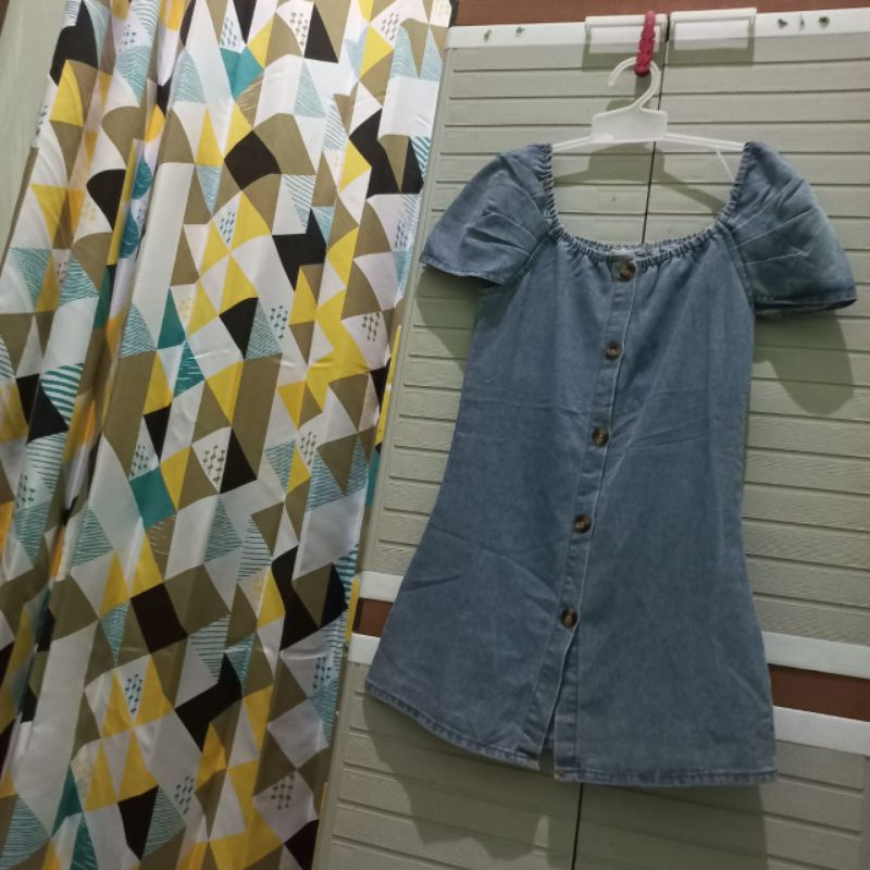 SABRINA JEAS ANAK PERWMPUAN IMPORT/DRESS ANAK SABRINA JEANS IMPORT