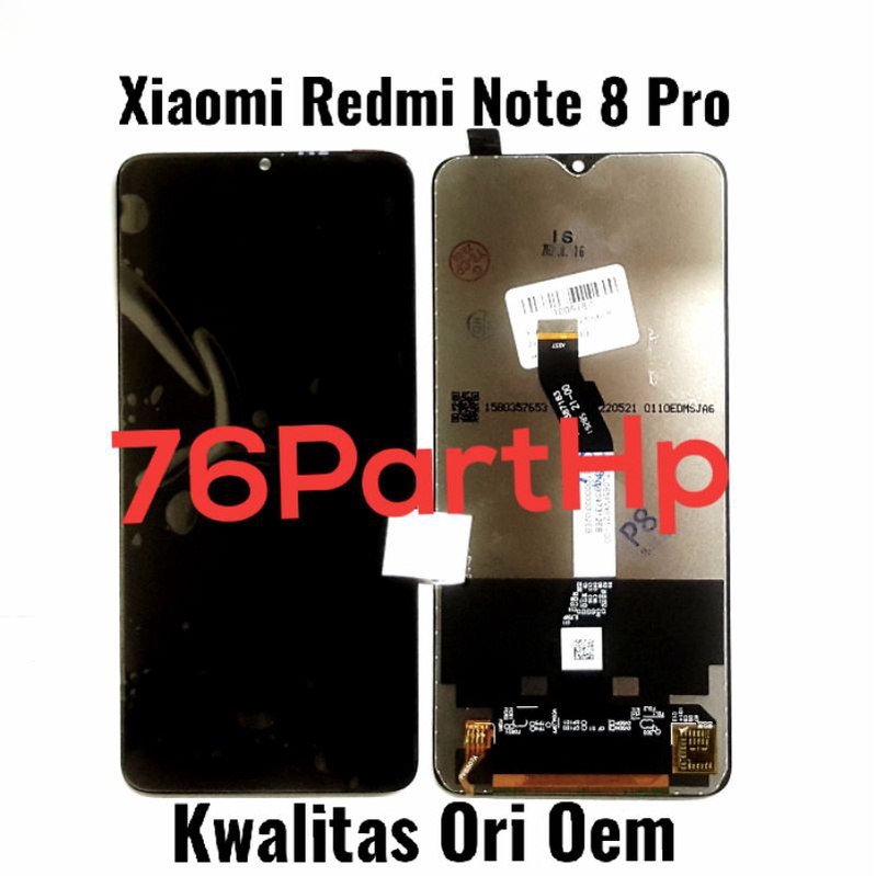 Ori Oem Lcd Touchscreen Fullset Xiaomi Redmi Note 8 Pro