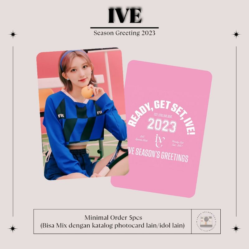 PHOTOCARD IVE - SEASON GREETING 2023 (UNOFFICIAL)
