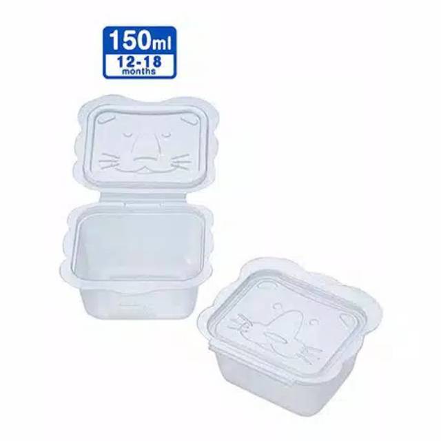 Richell OT Animal Food Container / Tempat Makan Bayi - 50 100 150 ml