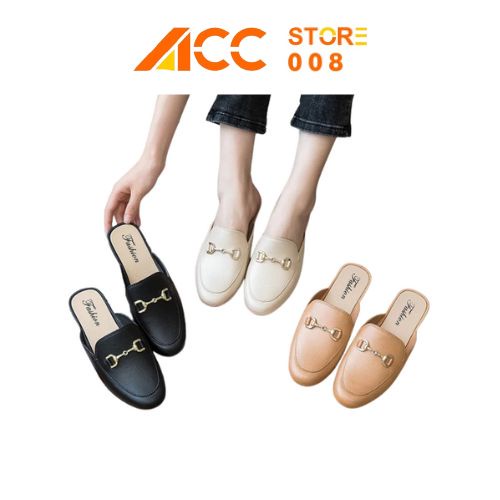 Sandal Slop Wanita EF08 High Quality / Flat Shoes Ala Korea / Sandal Murah Real Pict ACC