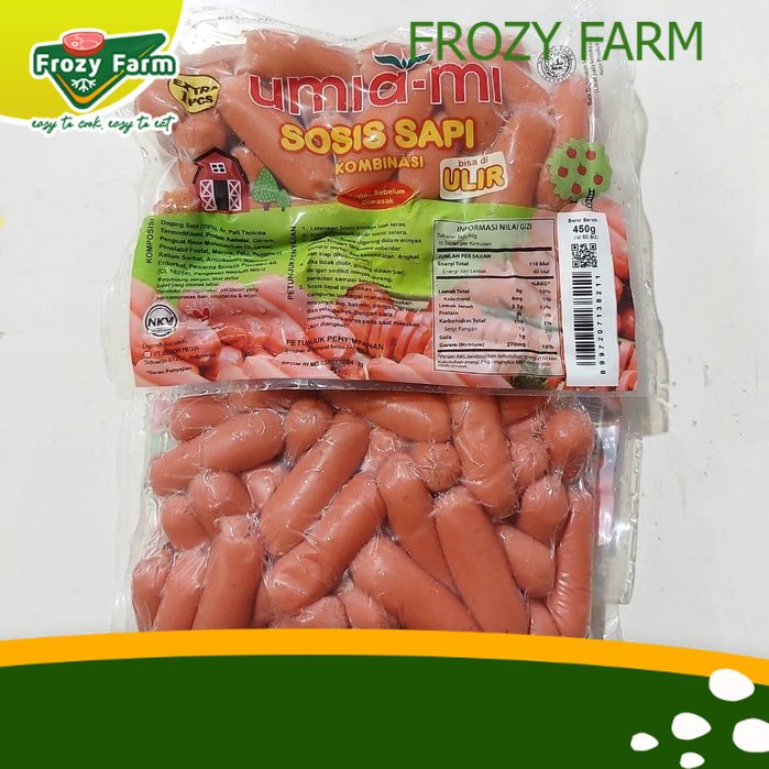 

UMIAMI sosis sapi cocktail 450gr | Frozy Farm