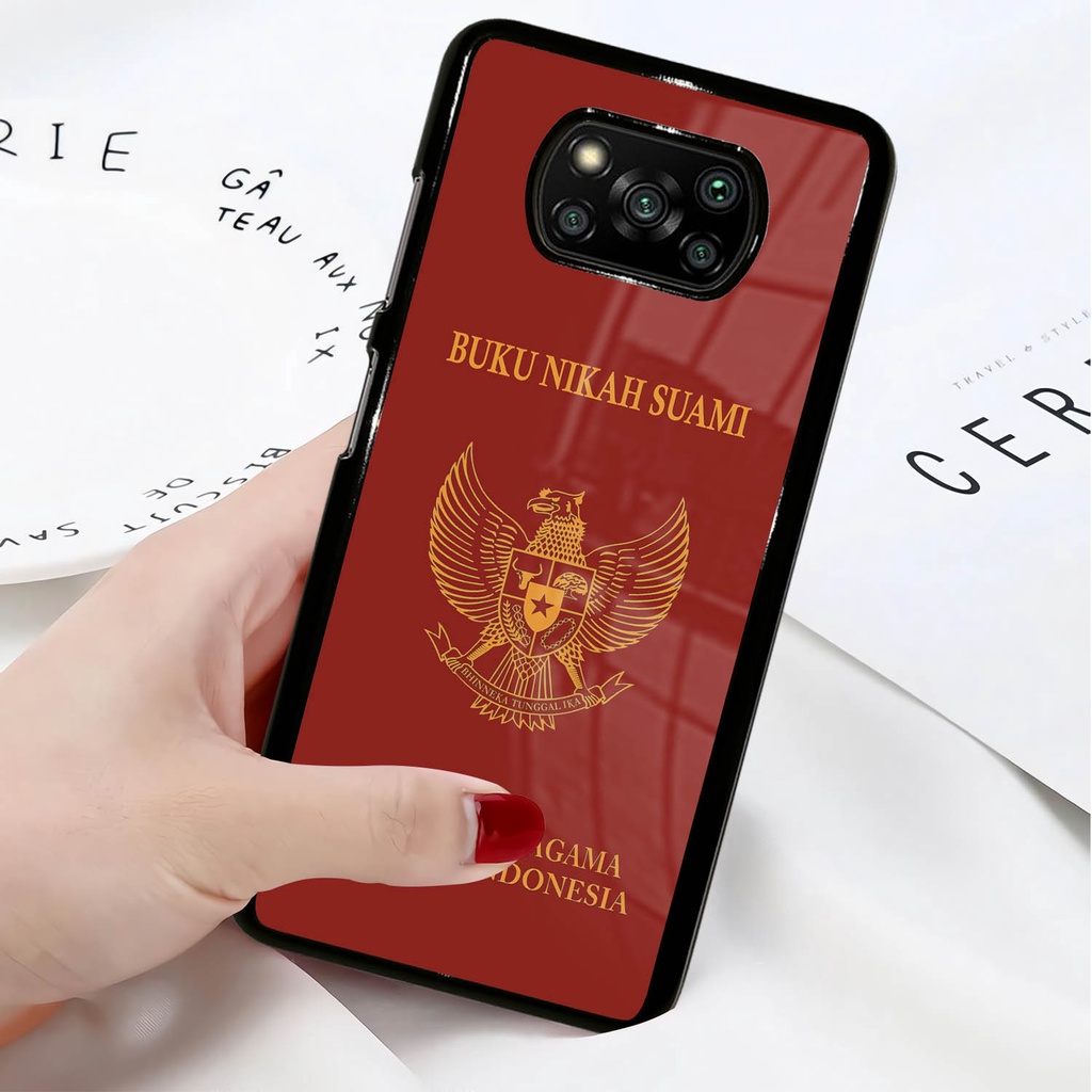 [FR24 Case Xiaomi Poco | X3 | X3 PRO | X3 NFC | Casing Kilau | Kesing Glossy Pic HD Buku Nikah | Pel