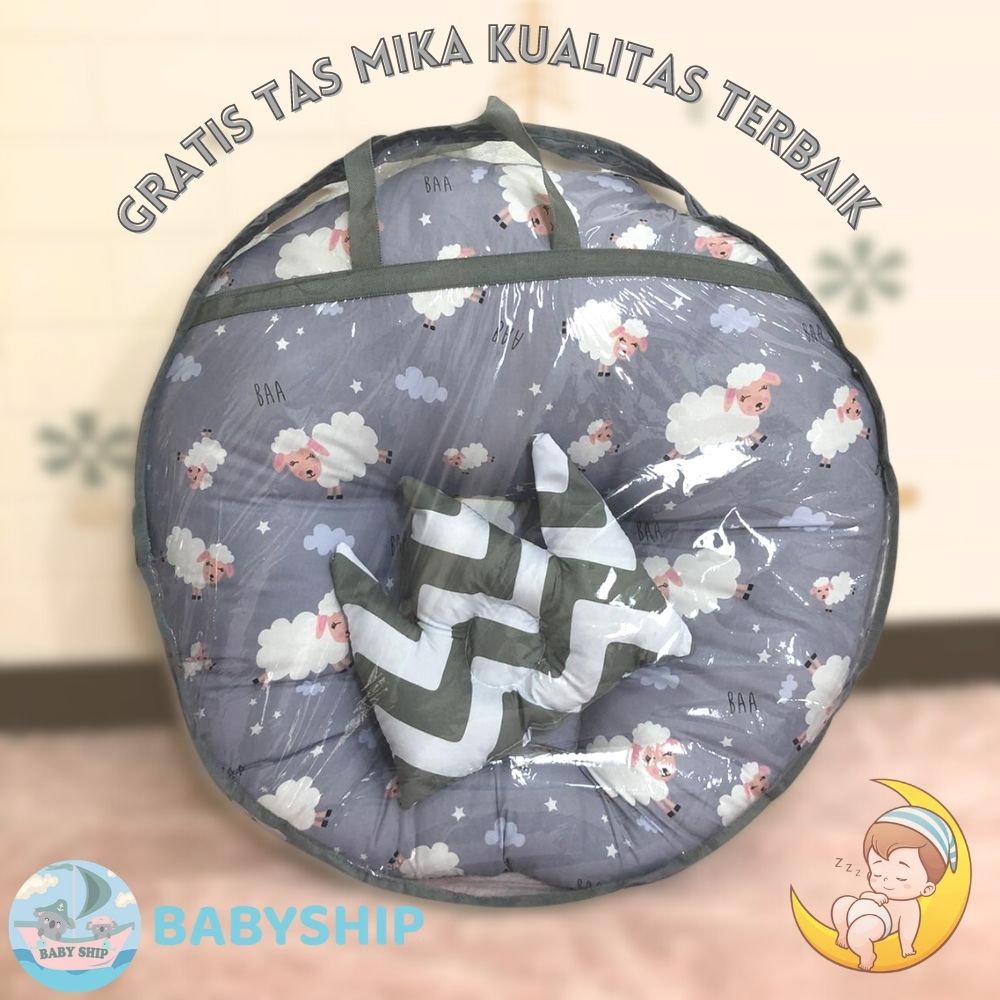 Sofa Bayi 2in1  Multifungsi [ ZigZag Series ]  / Baby Lounger / Free Bantal dan Tas Mika COD [ Merk Babyship ]