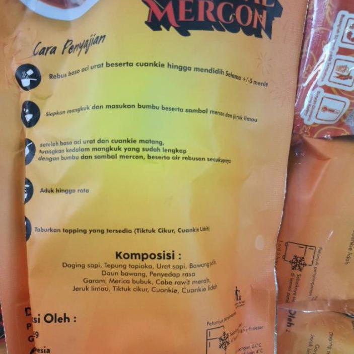 

ㆊ Baso Aci 69 Urat Sambal Mercon ㄹ