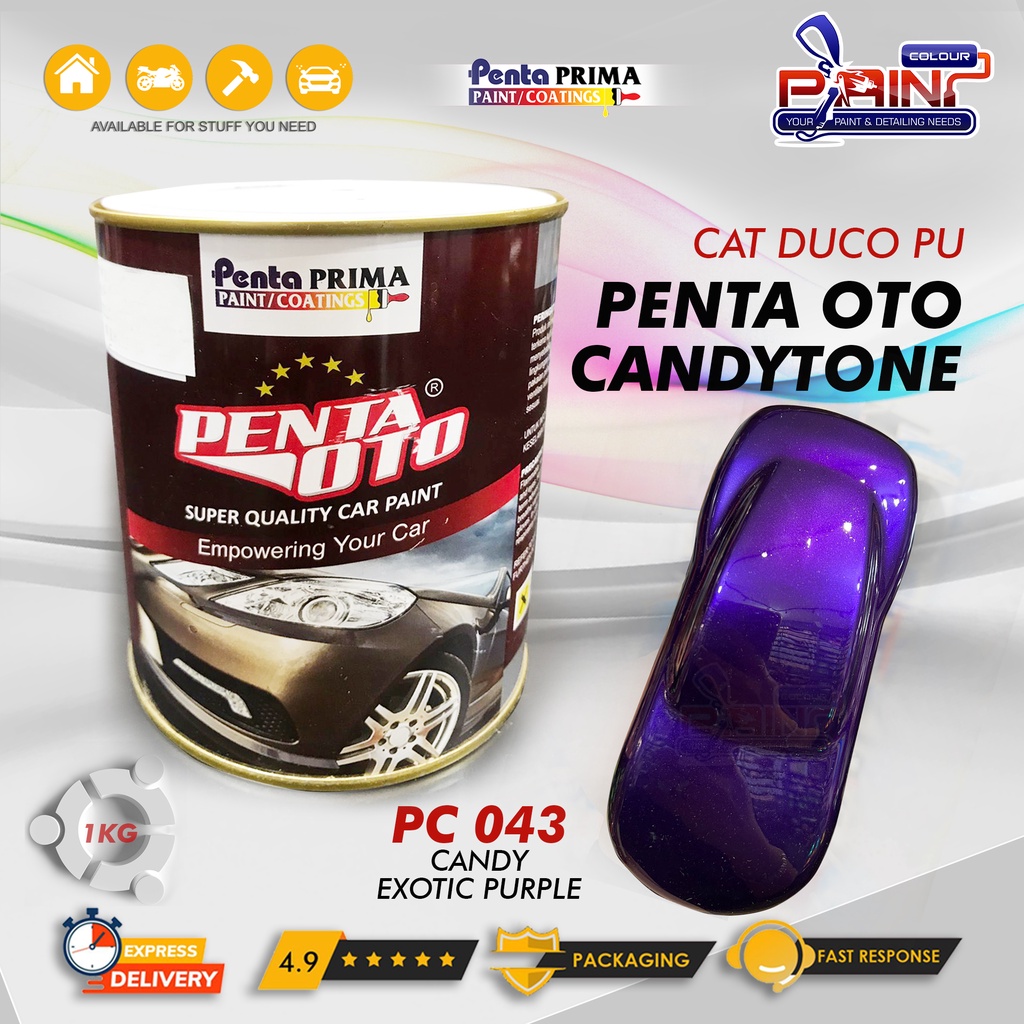 Cat Candy tone CANDY EXOTIC PURPLE PU PENTA OTO PC 043 - EXOTIC PURPLE 1KG