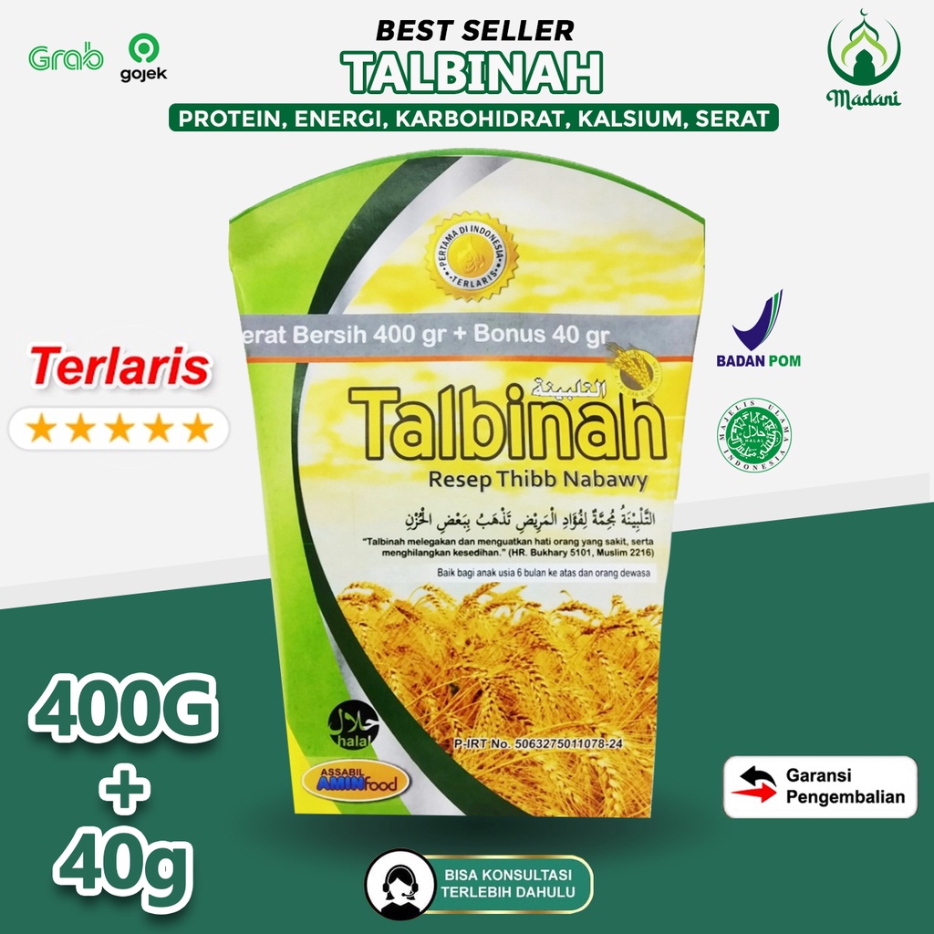 

Talbinah Tepung Gandum Original 400g + 40g