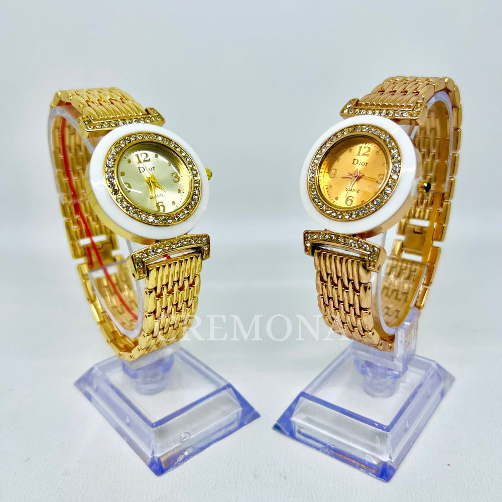 CREMONA Jam Tangan Wanita Fashion Import Analog Mewah Permata
