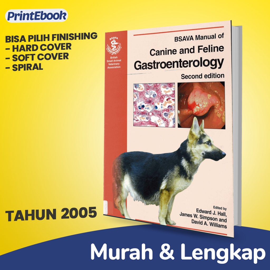 ( BEST SELLER )BSAVA Manual of Canine and Feline Gastroenterology 2nd Edition