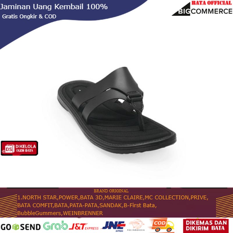 Sandal Japit Pria Bata Empuk & nyaman 8716475