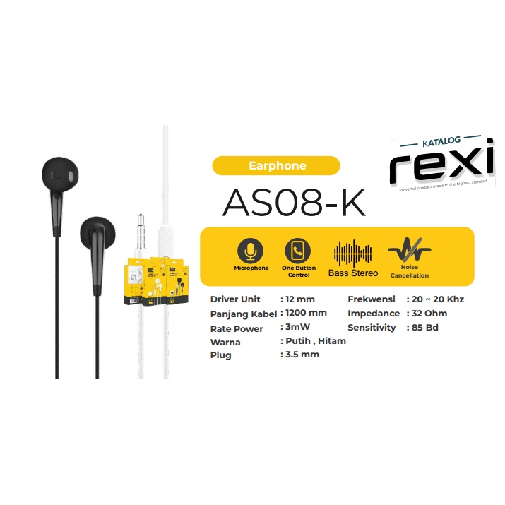 Earphone AS08-K