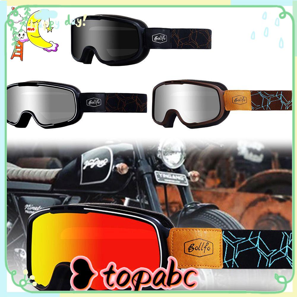 Top 2Pcs Kacamata Motor Outdoor Motocross Ski Goggle Vintage Eyewear Pelindung Gears Helm Kacamata