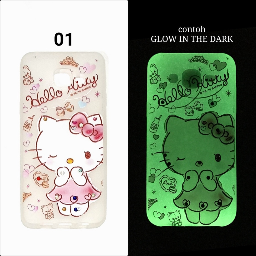 SAMSUNG GALAXY J1 ACE J110 J3 2015 2016 S7 FLAT | GLOW ART SWAROSKI Soft Case Glow In The Dark