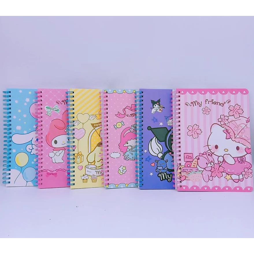 BINDER BOOK SANRIO BUKU RING KUROMI DIARY BINDER BOOK BUKU TWINS HARIAN LUCU BUKU DIARY LUCU KOREAN DIARY BOOK CINAMON RING BOOK SANRIO DIARY RING BOOK BUKU DIARI STIKER BUKU CATATAN HARIAN TWINSS  BOOKS BOKS ANAK PEREMPUAN @banyak