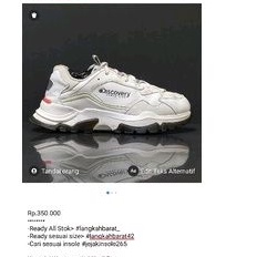 sepatu second discovery