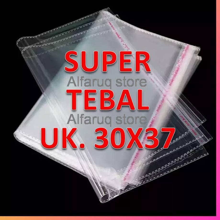 

[L-D1D] ㊛] SUPER TEBAL!!! Plastik OPP 30x37 TEBAL 05 (100 Lembar)-top produk