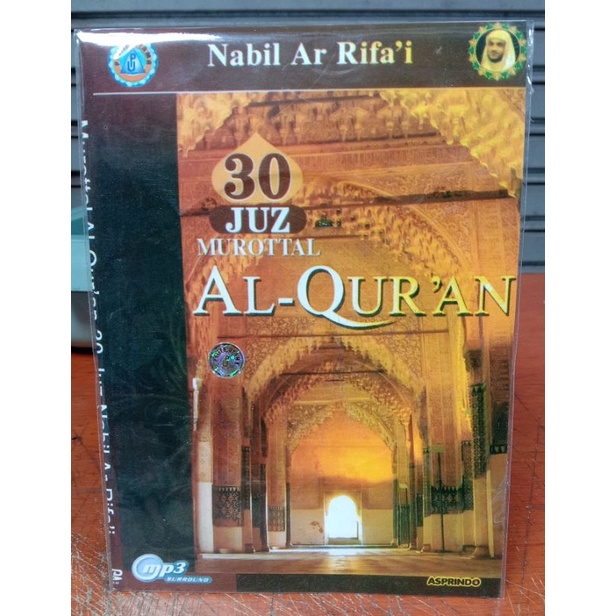 Kaset MP3 original murotal Al-Qur'an Nabil Ar Rifai
