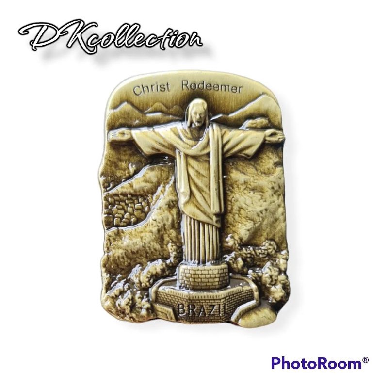 magnet kulkas Brasil souvenir tempelan kulkas brazil merchandise magnet brasil