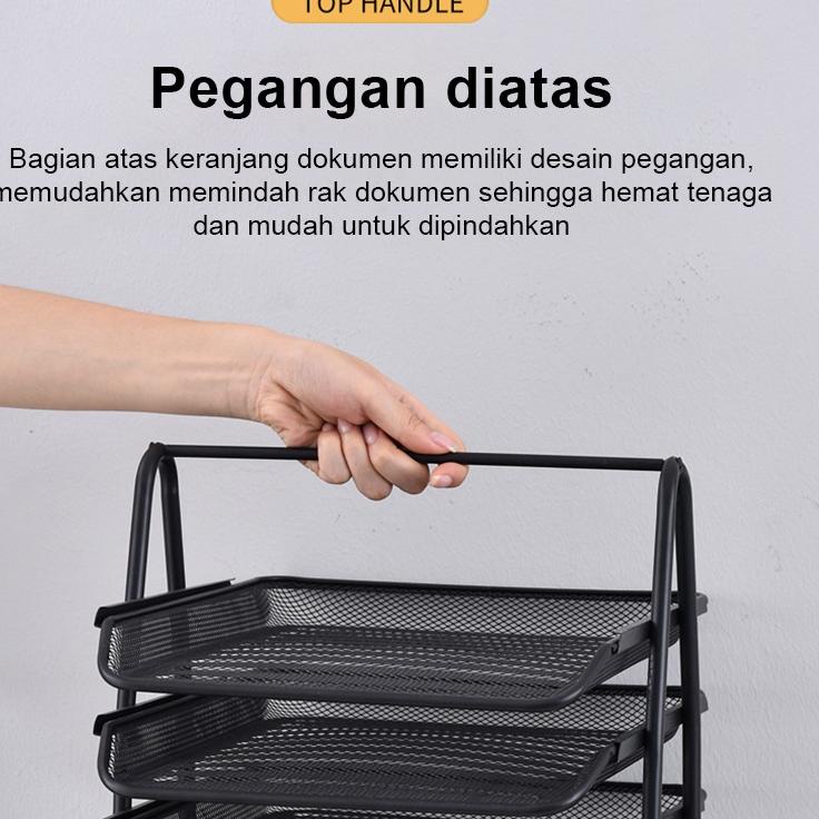 

░☺░ Rak Kertas Dokumen Surat 5 Susun Paper Document Letter Tray Tier