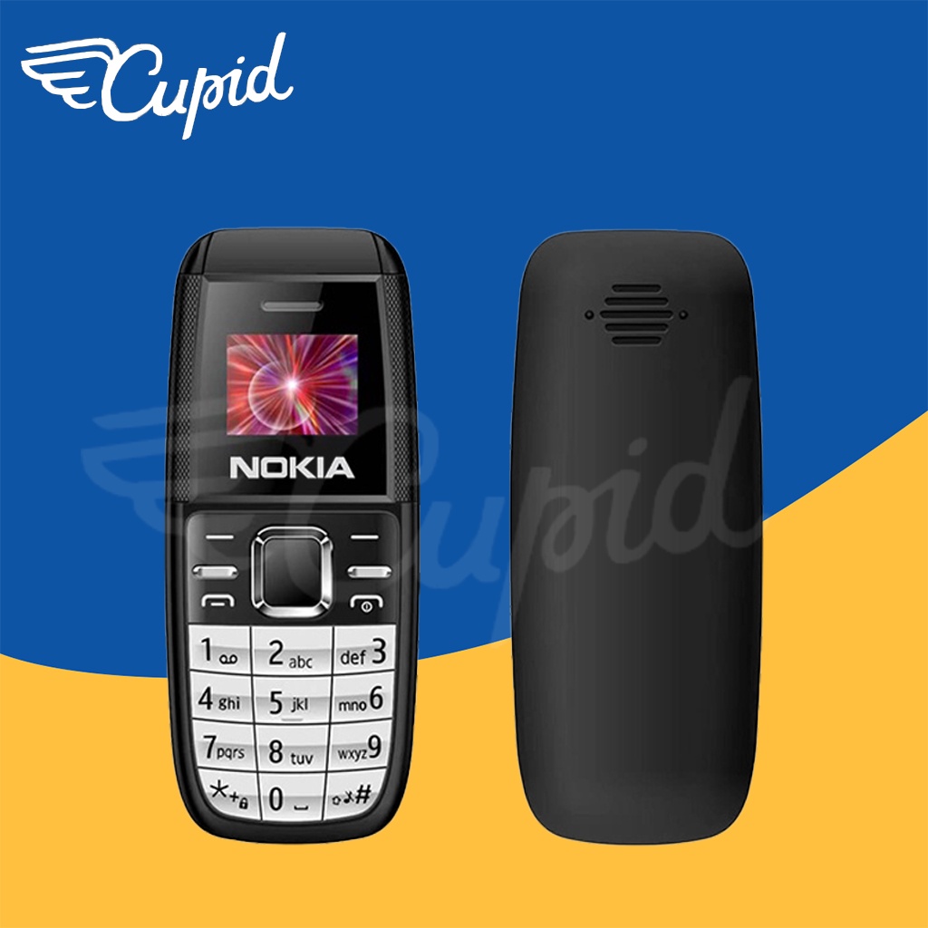 CUPID NOKIA BM200 Handphone New NOKIA 105 2017 Mini DUAL SIM Bisa Bahasa Indonesia