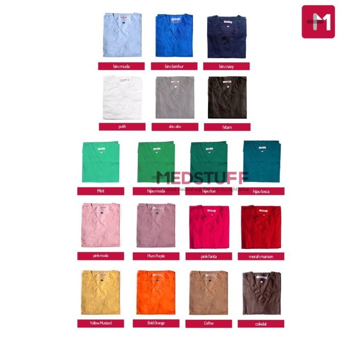 Baju Operasi / Baju OK / Baju Jaga Lengan Pendek