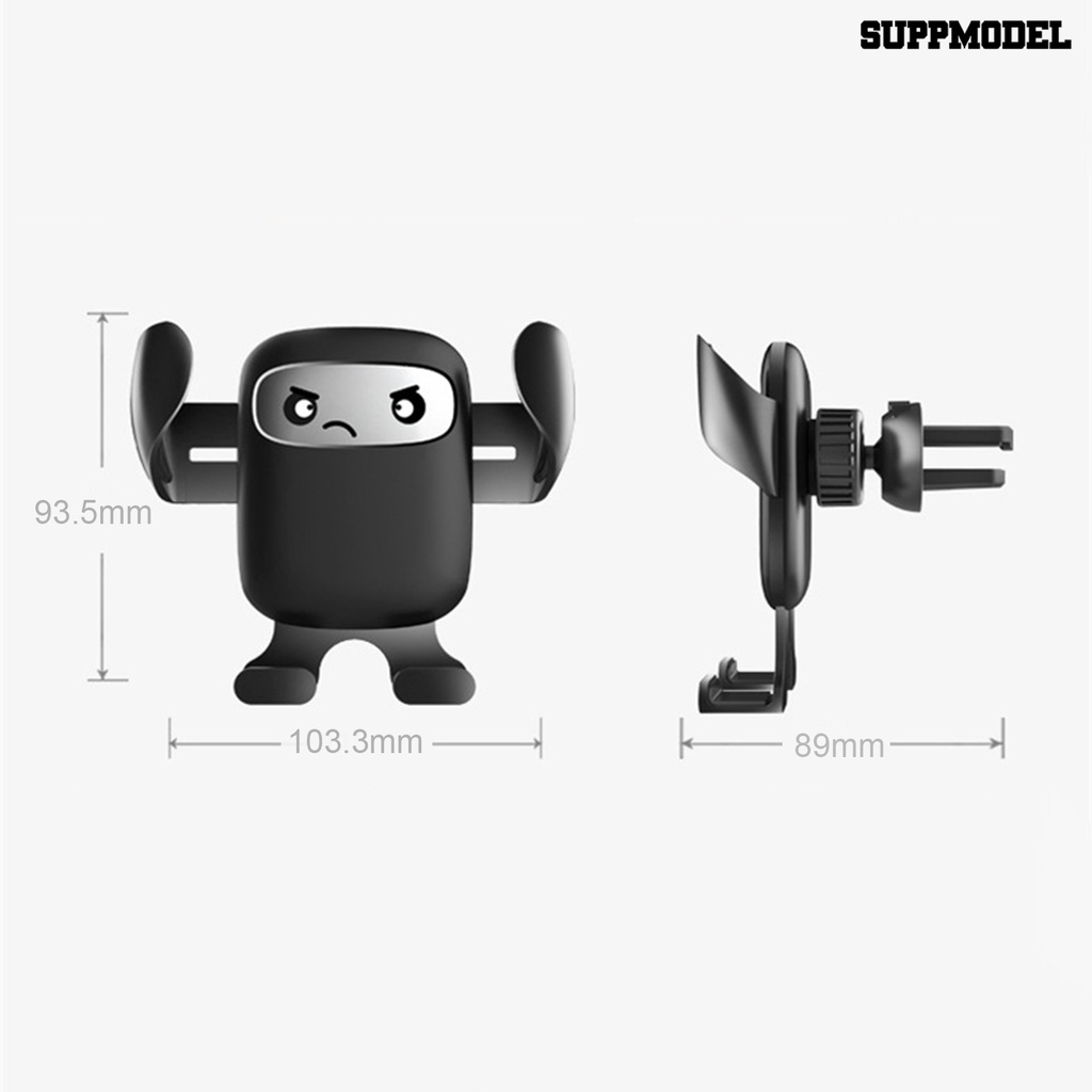 [Auto] Car Phone Holder Universal Gravity Support Kartun Ventilasi Udara Mobil Ponsel Klip Mount Berdiri Untuk Mengemudi
