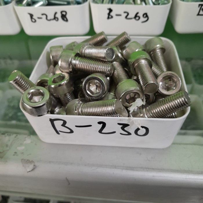 BAUT L M10 X 25 NEKEL