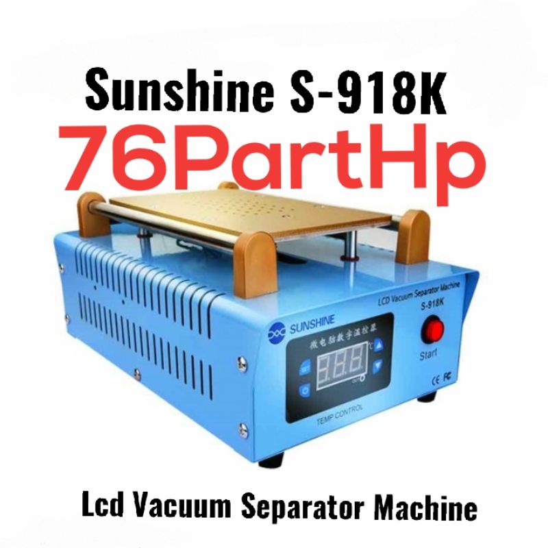 Sunshine S-918K Mesin Pemisah LCD Touchscreen Vacuum Separator Machine