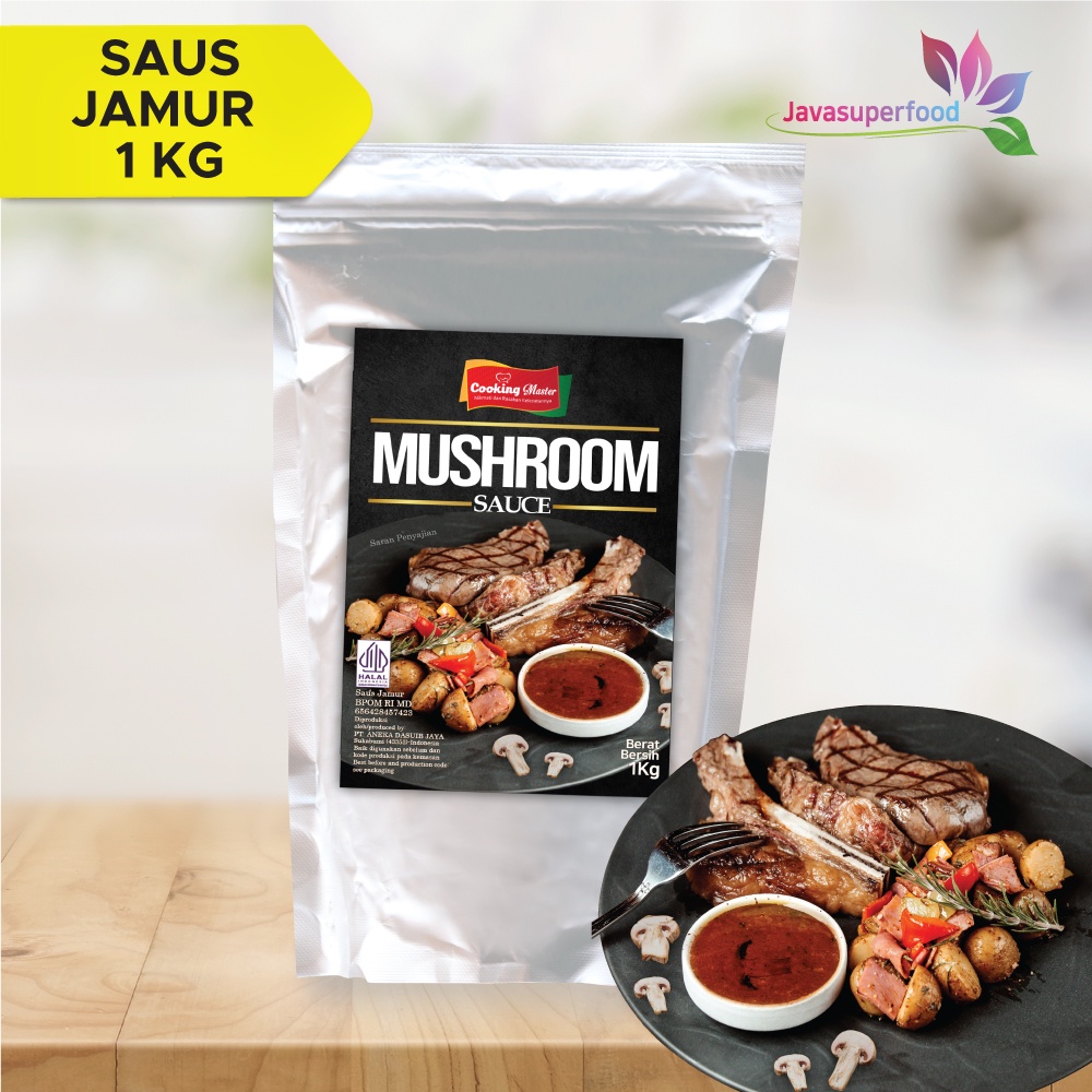 Cooking Master - Saus Jamur  / Mushroom Sauce Saus Jamur Mushroom Sauce 1KG