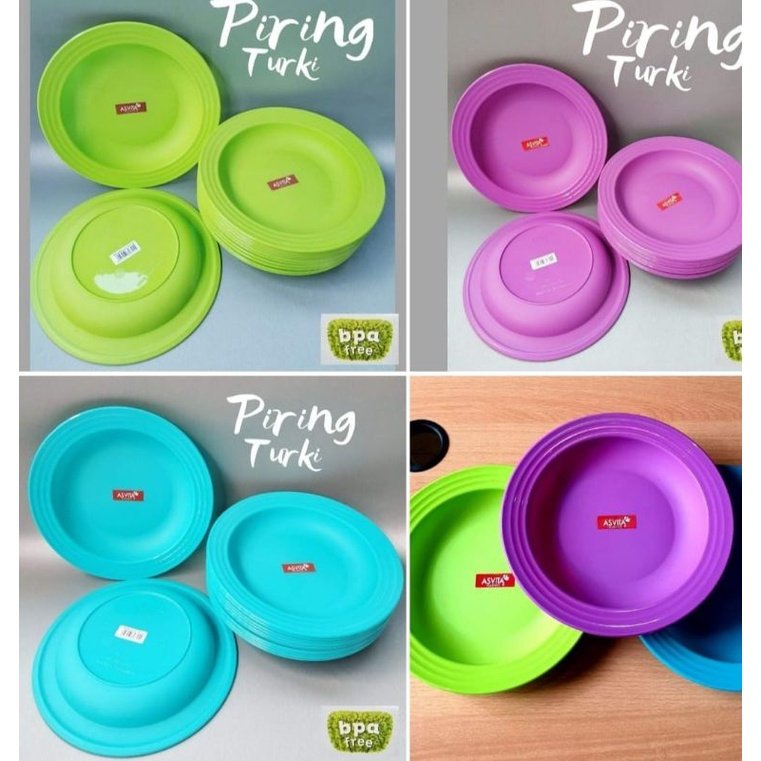 Asvita Piring makan bundar turki