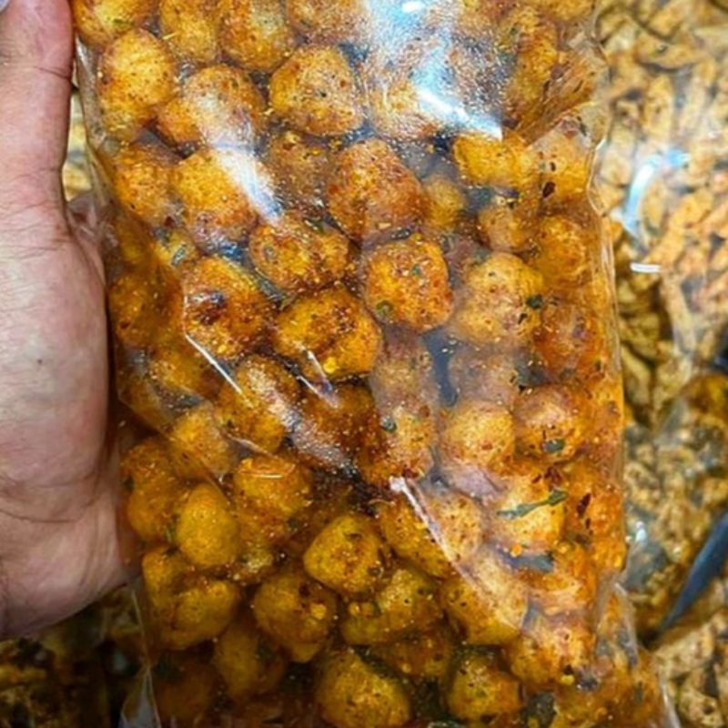 Cimol 1kg Pedas daun jeruk / Cimol pedas mantap