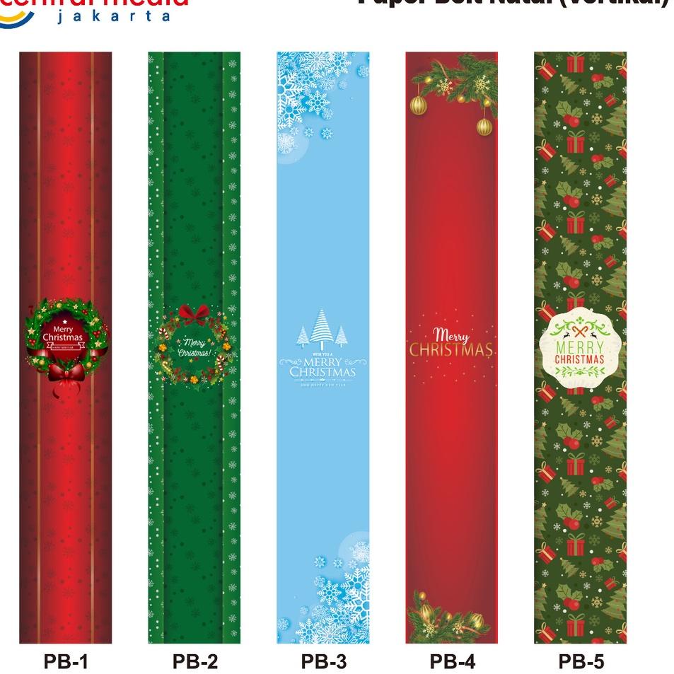 

【MEGA SALE】 Paper Belt Christmas isi 50 Pcs Packaging Sleeve Natal Label Box Dus Hampers Kue Natal