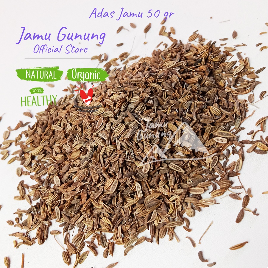 

Adas Jamu 50 gr / Adas Jawa Organik Grade A - Obat Tradisional