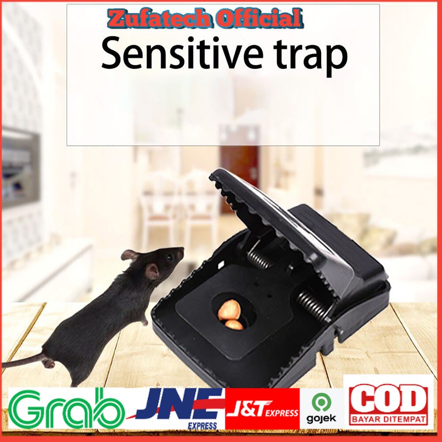 Mousexiang Jebakan Perangkap Tikus Black Mouse Sensitive Trap - 1998 - Black