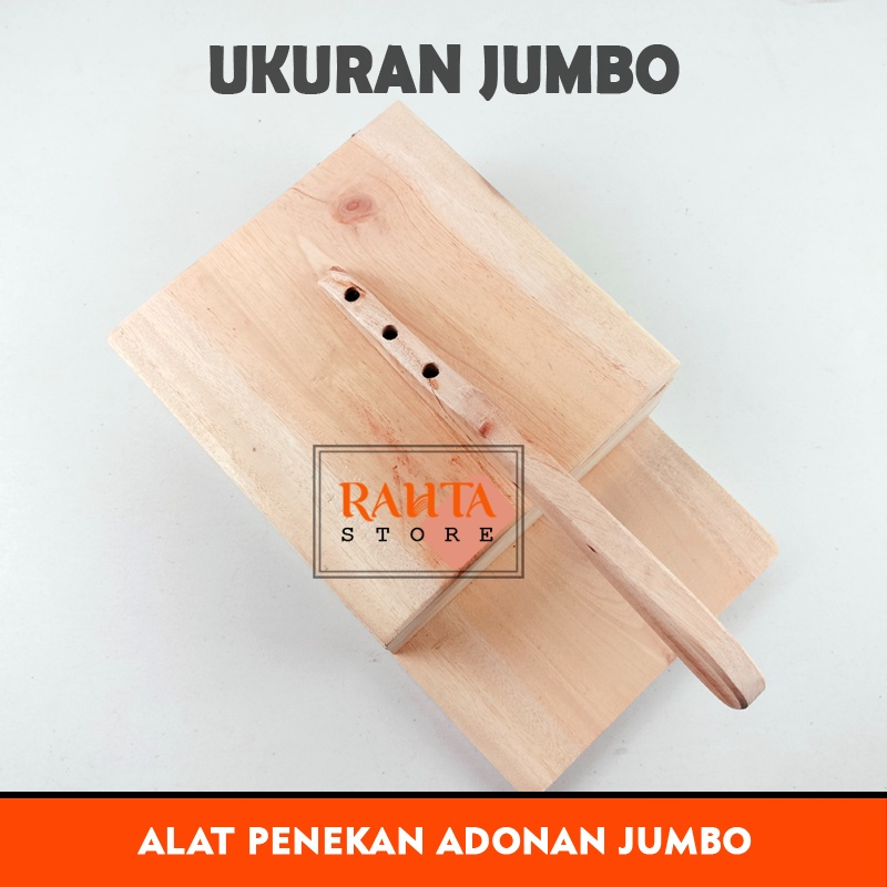 KT10-Rahta Alat geprek Pisang anti salto Jumbo/gencetan opak/dumpling pangsit cetakan pastel/genceta