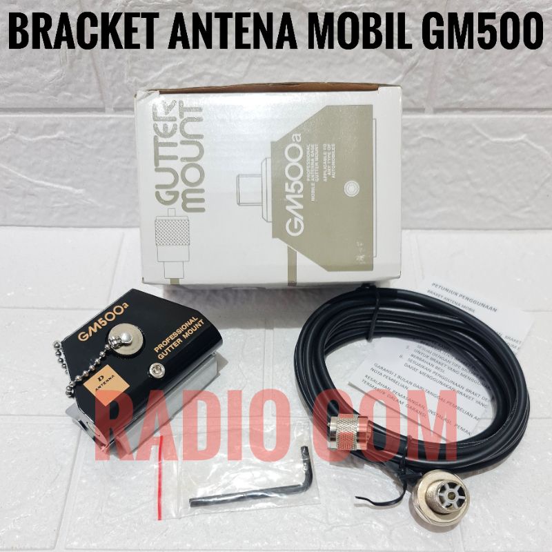 BRACKET ANTENA MOBIL GM500 GUTTER MOUNT GM 500 BRACKET TALANG AIR D ANTENA GM500 PLUS KABEL RG58