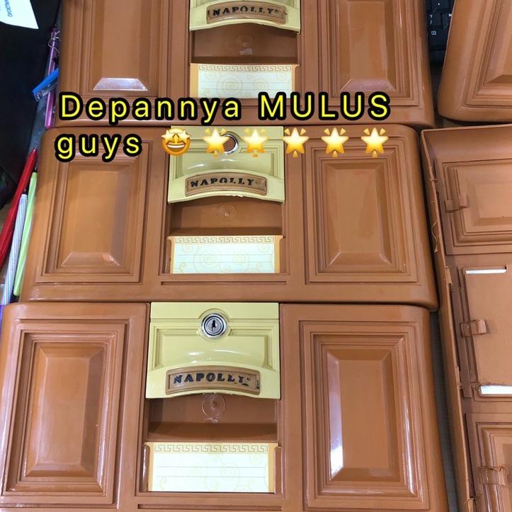 LANGSUNG KIRIM.. LEMARI PLASTIK / RAK PLASTIK SERBAGUNA / EXCEL / LACI PLASTIK 4 SUSUN