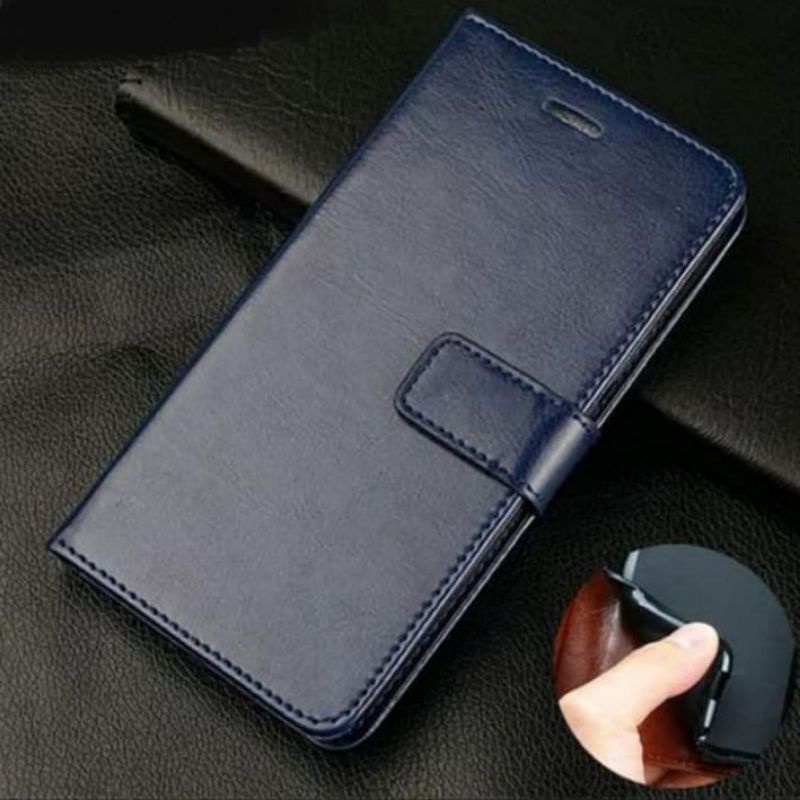 REALME C2 / C11 / C12 / C15 / C17 / C20 / C21 / C21Y / C25 / C30 / C31 / C35 Flip Cover Kulit Wallet Leather Case