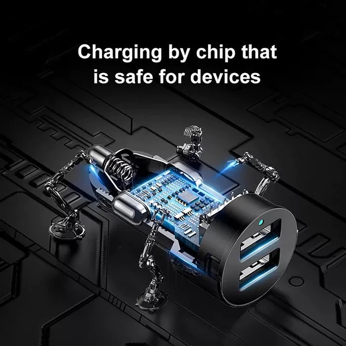 Car Charger Baseus Charger Mobil Usb Dual Port #Original