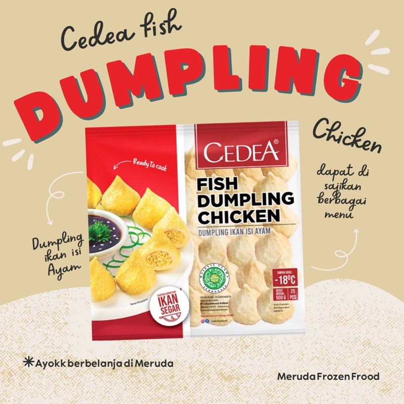 

CEDEA Fosh Dunpling chicken 500g
