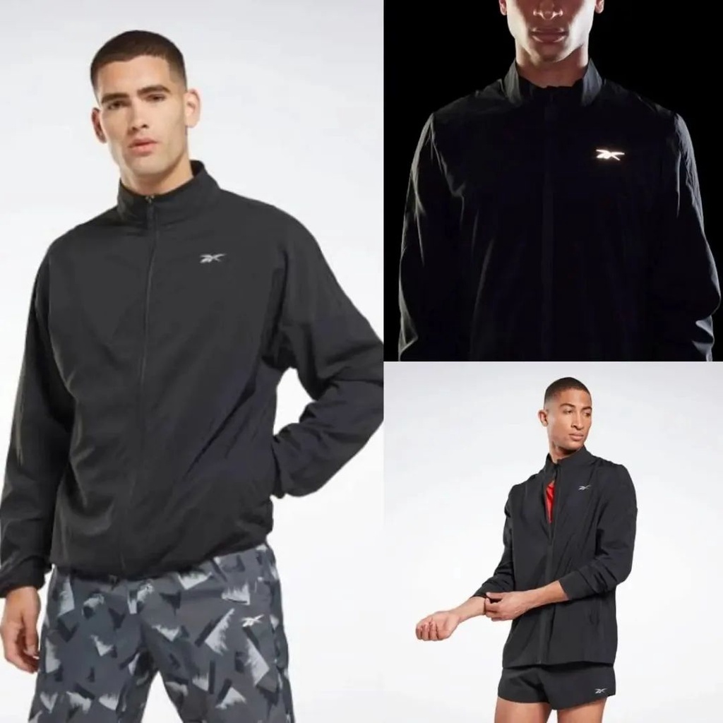 Reebok Jaket Running Reebok Pria Original