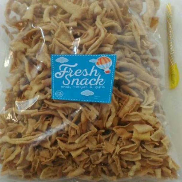 

Big Sales 450GR KERIPIK USUS AYAM ORIGINAL TANPA TEPUNG kripik Diet Keto FRESH SNACKS ㊑