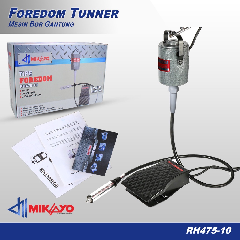 12.12 Promo termurah bergaransi FOREDOM Mesin Bor Gantung - Die Grinder Tuner Kit Korek Motor Porting